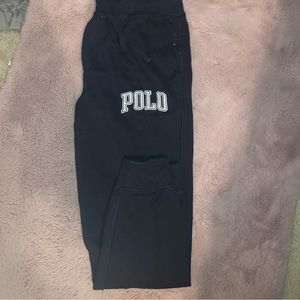 Mens-Sz Medium-POLO-Ralph Lauren, black sweat suit pants.
